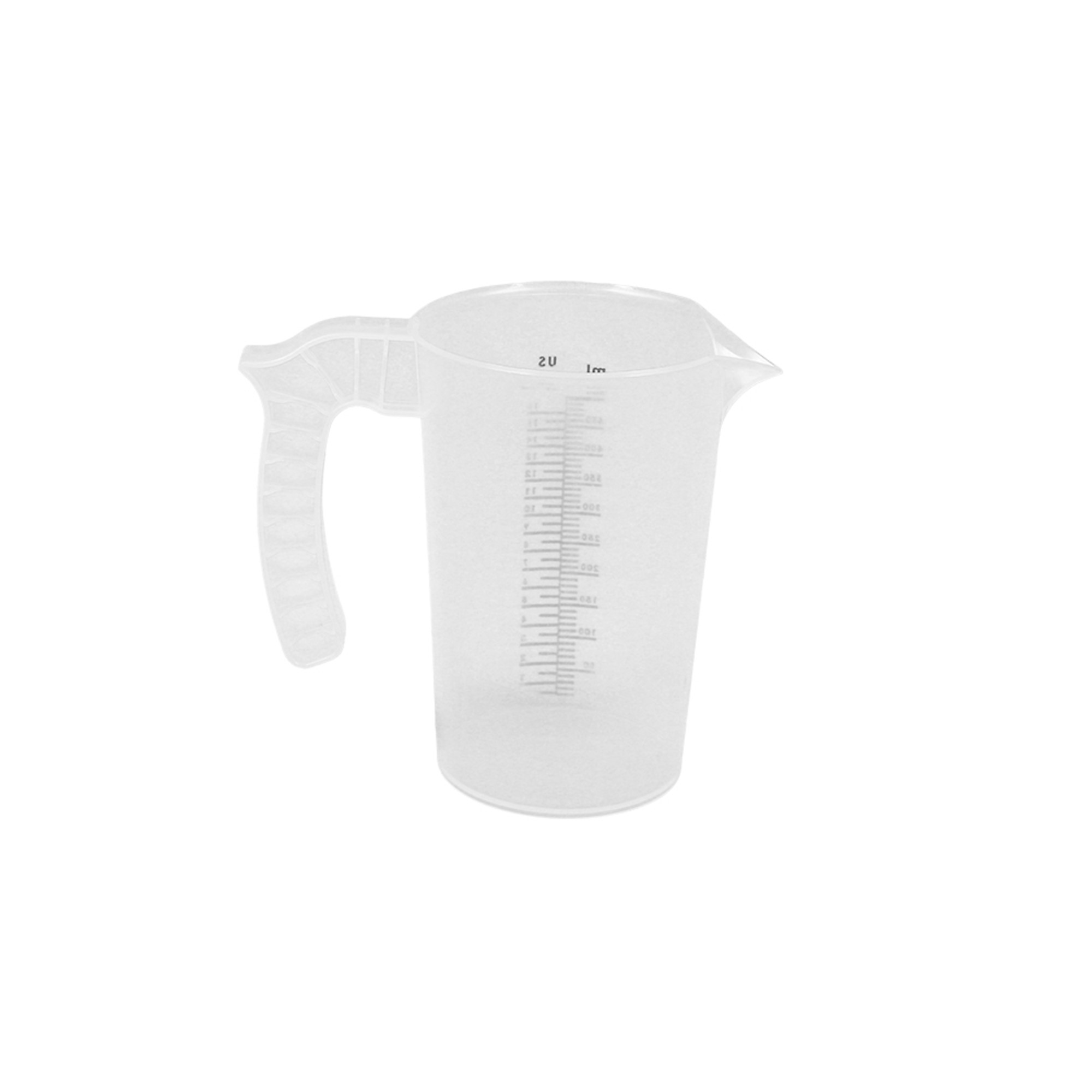 Valley Industries Multi-Purpose Measuring Pitcher - 16oz., Polypropylene, Ergonomic Handle, Model# MP-16